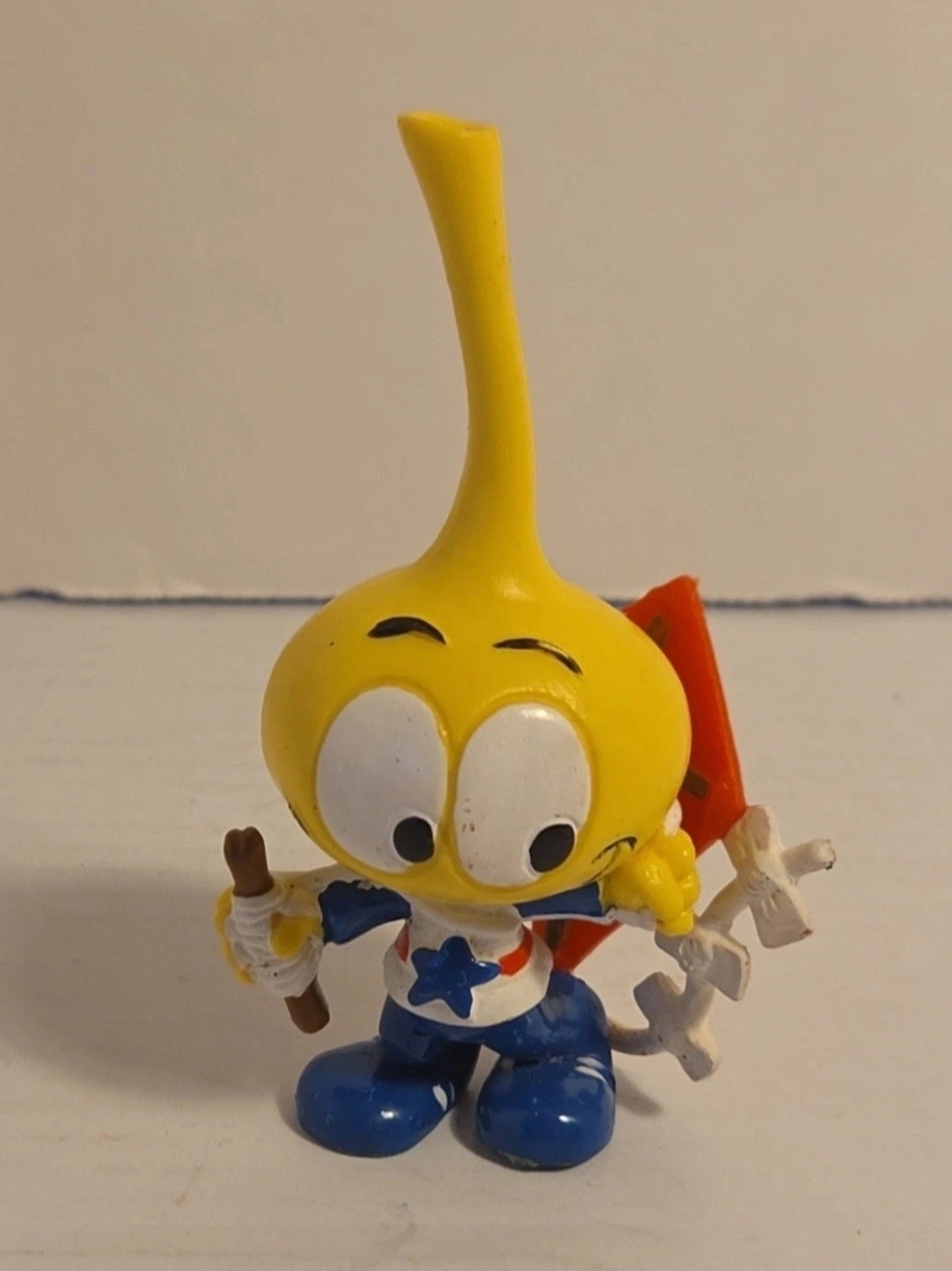 Snorks Allstar Flying Kite 2.5" PVC Figure Applause Schleich 1984